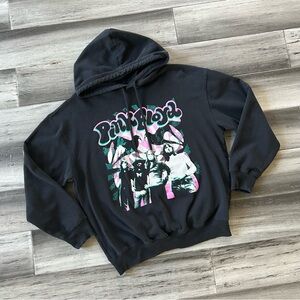 💸 5/20 Black 2022 Pink Floyd Neon Pink Teal Bird Design Photo Hoodie